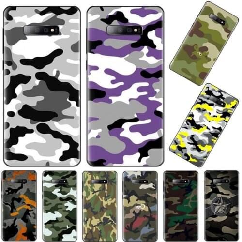 Camouflage Pattern Camo military Army Phone Case For Samsung Galaxy S7 S8 S9 S10 S10e S20 s21 s30 plus lite Ultra 5g
