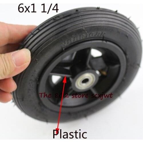 New 6 x 1 1/4 wheel tyre for Electric & gas Scooter 6*1.25 wheel for Electric Scooter EasyRider FX1 FX2 Giggle Wheelchair