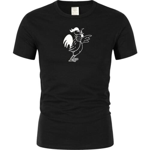 Brand mens T-shirt humor chokes my chicken T-shirt short sleeve printing