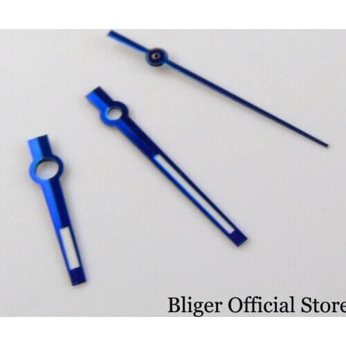 Blue New Steel Automatic Watch Hand for MIYOTA 8215 8205 821A MINGZHU 2813 Luminous Marks