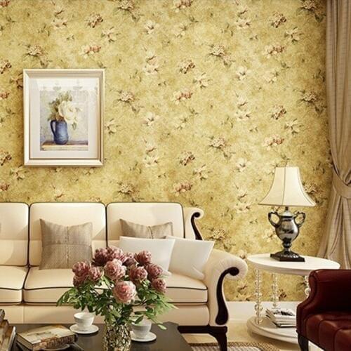 Beibehang wallpaper American style wall paper vintage Pastoral floral wallpaper roll tapete non-woven bedroom background decor