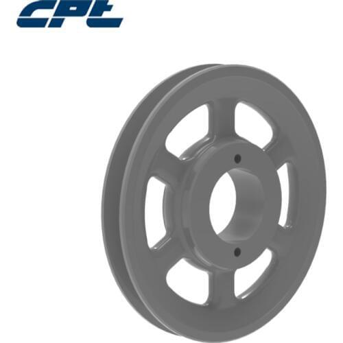 CPT AK184H V Belt pulley for A belt, 1 Grooves, H bush required, Cast Iron, 18.25" OD for A belts, ISO9001 certified