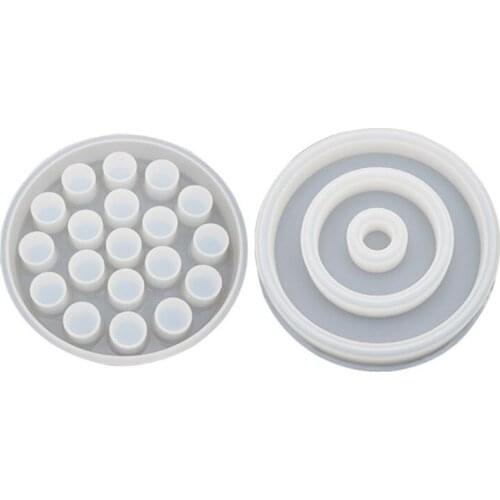 DIY Handmade Crystal Silicone Mold Epoxy Pigment Bottle Lipstick Storage Box UV Glue Resin Molds