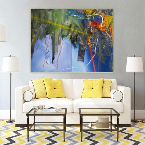 Citon Gerhard Richter《Clouds》Canvas Art Oil Painting Artwork Poster Picture Wall Background Decor Home Living Room Decorations