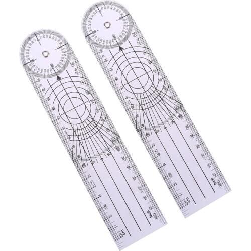 Folding Spine Scale Orthopedics 360 Degree Measurement Rotating Angle Joint Corner Ruler