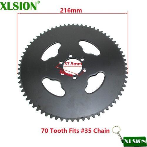 XLSION 70 tooth #35 Chain Sprocket For Baja Doodle Dirt Bug Racer Mini Bike