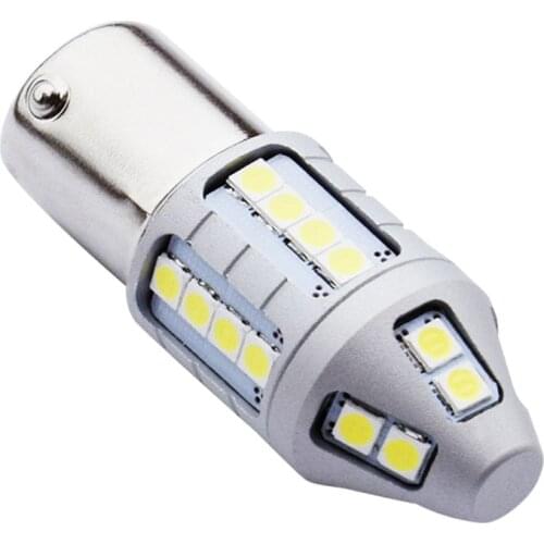 1156 BA15s P21W 1800LM Super Bright 3030 LED Car Turn Signal Brake Light Tail Lamp Auto Rear Reverse Bulb White Red Yellow Amber