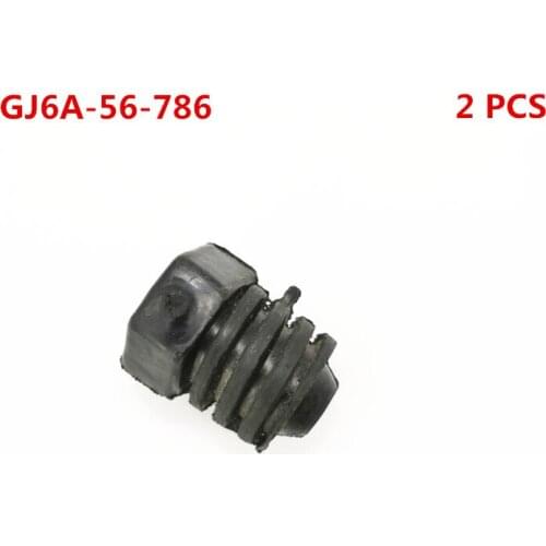 2PCS Front hood cushion rubber pier engine cover rubber pier shockproof pad for Mazda 2 3 5 6 CX-5 CX-7 ATENZA Axela GJ6A-56-786