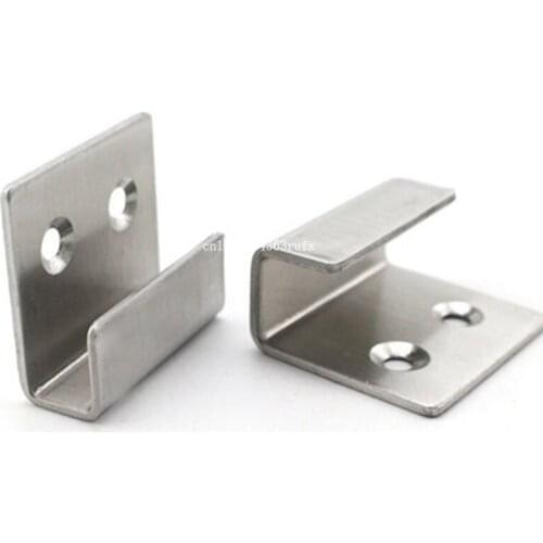 200pcs Stainless Steel Display Wall Bracket Ceramic Tile Display Wall hooks Glass Wood Sample Free Shipping