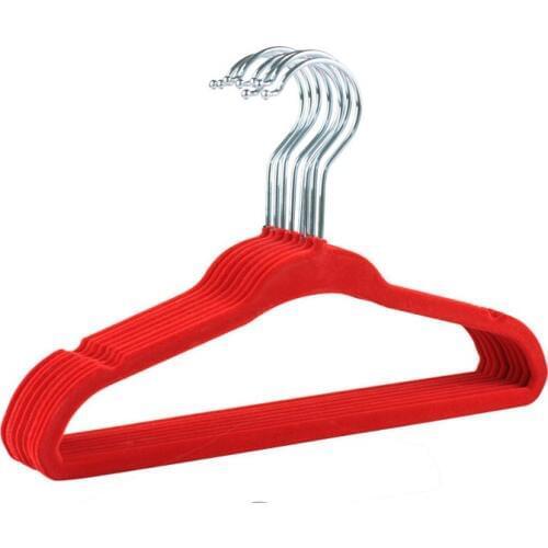 200pcs 28cm Flocking Anti-slip Kids Clothes Hanger Non-slip Magic Hangers for Baby Clothes Drying Rack lin4023