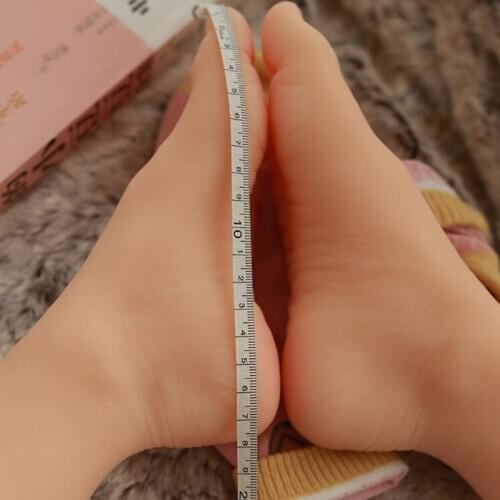 22*18CM Real female child foot mannequin Blood vesse Silicone Photography Silk Stockings Jewelry soft Silica gel 1pc D198