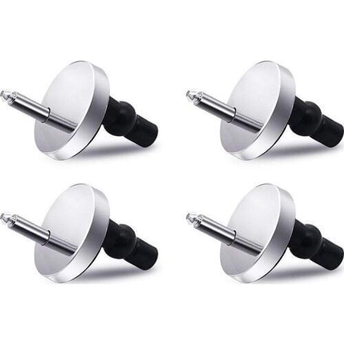 4 Piece Toilet Seat Hinge Fixing Device Quick Release Top Fixing Blind Hole Fittings Expansion Screw 50mm Base