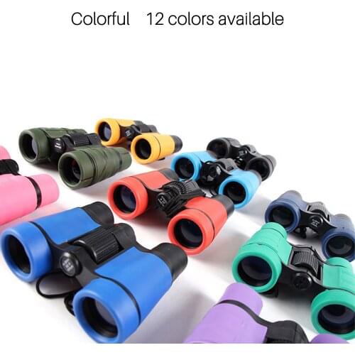 4x30 Plastic Children Binoculars Telescope Maginification For Kids Outdoor Games Children Toys Birthday Gifts Sports Accessories
