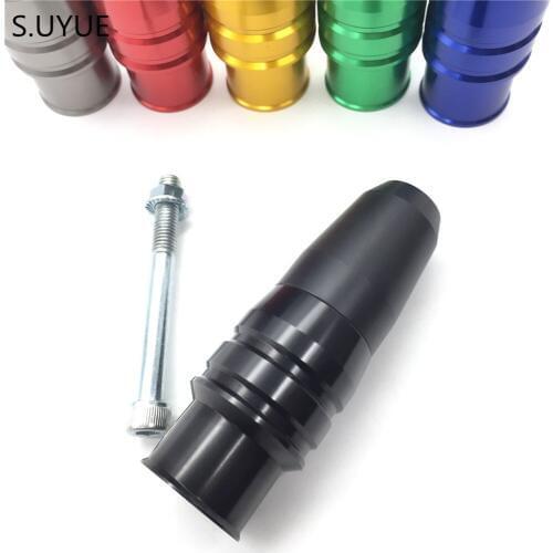 S.UYUE Motorcycle CNC Aluminum Crash Pads Exhaust Sliders Crash Protector For Kawasaki Z800 Z250 DMV New Type