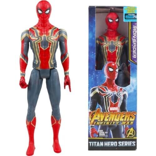 Infinity War Titan Hero Series Iron Spiderman Iron Man Spider-man 30cm Action Figure Spider Christmas Gift Toys For Boy Children