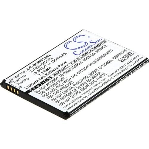 CS 1900mAh / 7.22Wh battery for BLU Studio Mini Lite 2, W010Q C705104200L