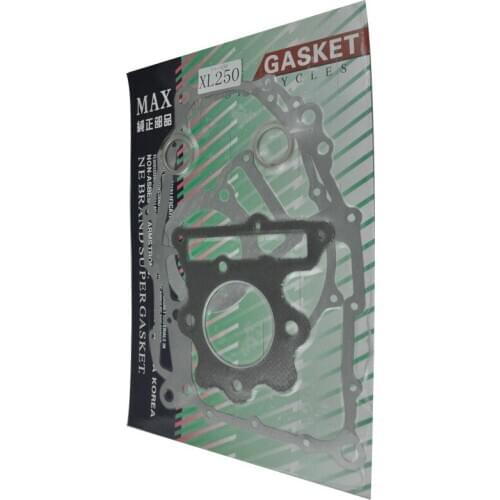 For Honda XL250 XL 250 Motorcycle Engine Crankcase Covers Cylinder Gasket Kits
