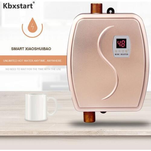 Kbxstart Electric Tankless Water Boiler For Dusche Water Heater Wall Mounted Chaudiere Electrique Thermostat Durchlauferhitzer