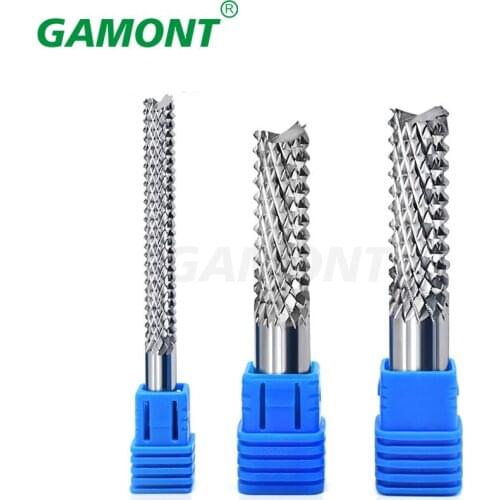 GAMONT 3.175 Shank Milling Cutter PCB End Mill New Tungsten Steel Corn Milling Cutter CNC Engraving Cutting Milling Tools