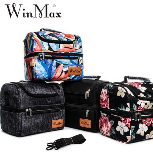 Winmax Design Insulated Lunch Bag for Women Food Fresh Keep Male Outing Cooler Picnic Thermal Pizza Delivery Bolsa Termica