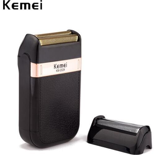 Kemei 3D Electric Shaver Men Face Care Shaving Machine Hair Trimmer Electric Razor Rechargeable Floating Beard Shaver USB Charge