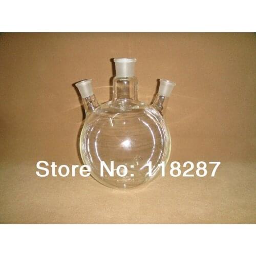5000ml,24/29,3-neck,Flat Bottom Glass Flask,5L,Three Necks,Lab flask