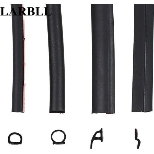 LARBLL Z D P Type 3M Car Door Seal Trim Filler Adhesive High Density Seal Strip Noise Insulation Car Rubber Seal
