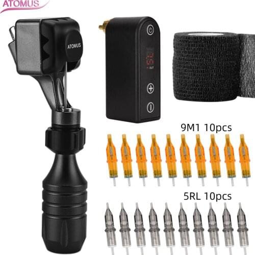 Rotary Tattoo Machine Pen Shader & Liner Assorted Tatoo Motor Gun Kits Supply Permanent Makeup Maquiagem Tool Set For Artists