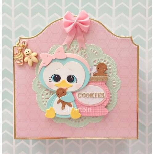 Candy Penguin Metal Cutting Dies New For 2020 Paper Card Making Stencil Scrapbooking Dies Free Shipping