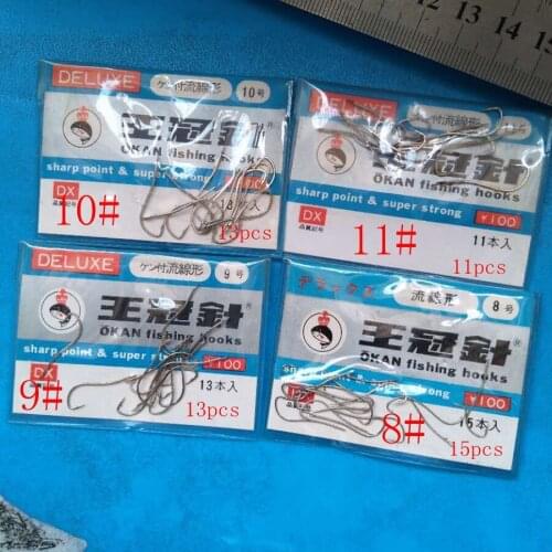 Fishhook Barbed Fishhook Carbon Steel Fish Hooks Carp Fishing Jig Head Set Fishing Tackle Box Fishing Hook one bag