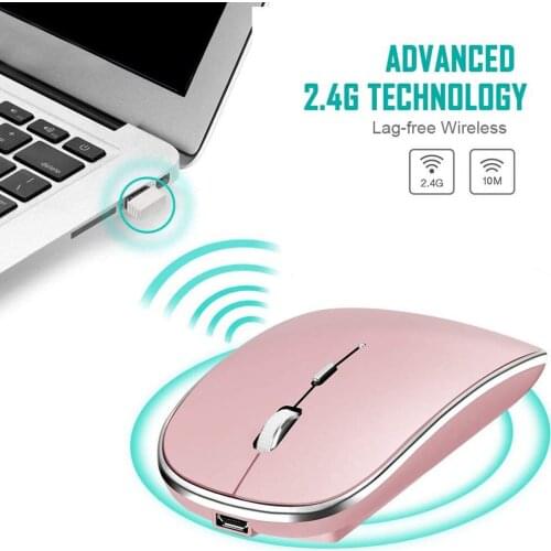 NEW Rechargeable Computer Mouse M80 2.4G Wireless Charging Mouse Ultra-Thin Silent Mute Mice For Home Office Notebook TXTB1