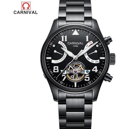 Carnival2018Famous Brand wristwatch New luxury brand Men wristwatch Unique Design Style Automatic mechanical Watches Switzerland