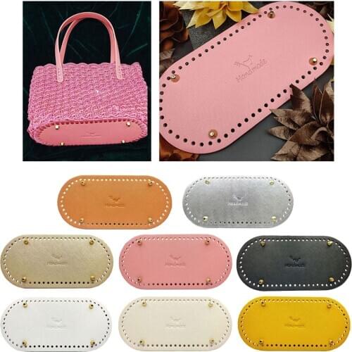 DIY Crochet Bags Bottom Mat Pad Insert Base Replacement Purse Making DIY Crafts