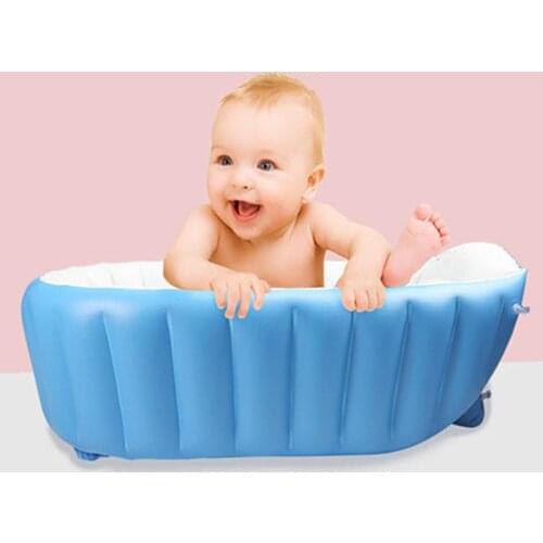 Portable Baby Tub Bathtub Inflatable Child Tub Hot Cushion Winner Keep Warm Newborn Portable Folding Tub