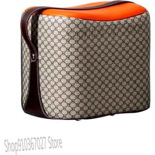 Nordic Shoe Changing Stool Saddle Stool Home Entrance Creative Footstool Cloakroom Sofa Stool Light Luxury Makeup Stool