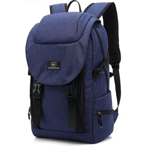 Shoulder USB Charging Computer Bag Backpack Mens Korean-style Youth High School Students School Bag Casual Sports Travel Bag
