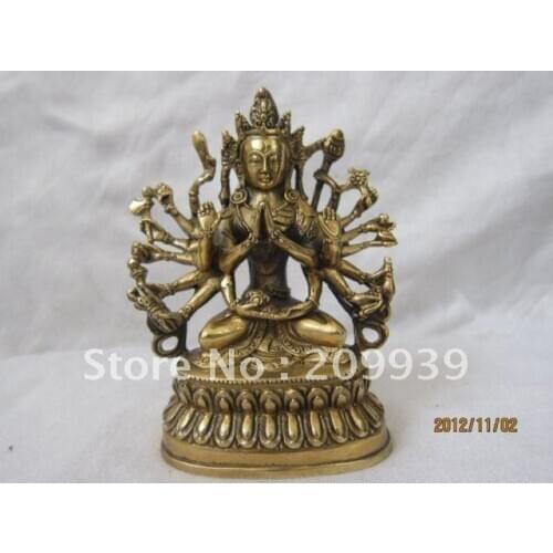 Tibet Tibetan Buddhism bronze 1000 arms buddha statues