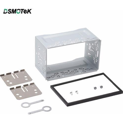 Universal 2 Din Radio Fitting Frame Case Double Din Car MP3 Player Head Unit Installation Frame DVD Player Fascias Case for VW