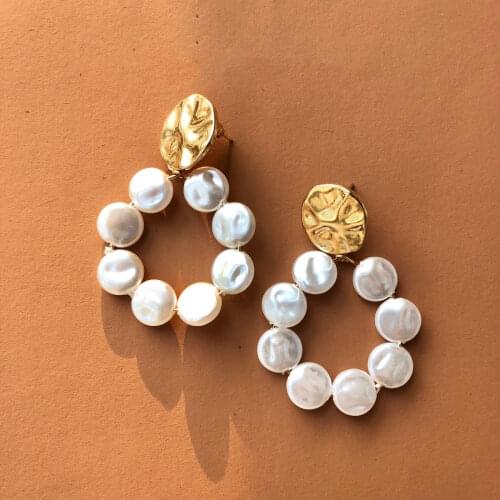 Vimail Women's Gold Earrings