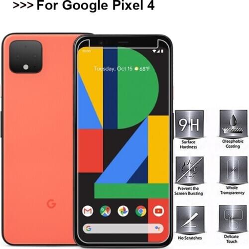 Tempered Glass for Google Pixel 4 Tempered Glass for Google Pixel4 Screen Protector Protective Film for Google Pixel 4 Pelicula
