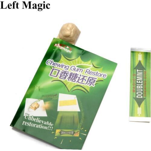 Chewing Gum Restore Magic Trick Magic Novelty Gag Mentalism Illusion Close Up Magic Toy Easy To Do Funny Gadgets