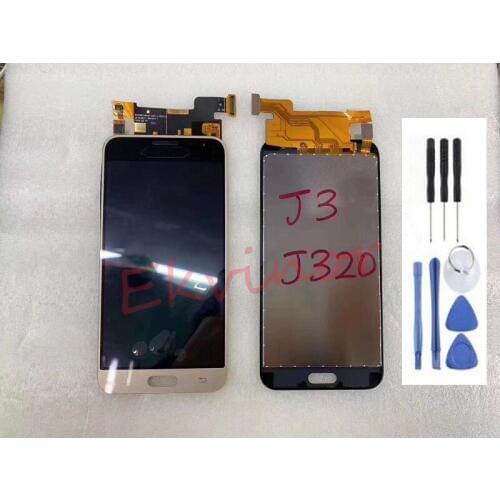 5.0'' lcd For SAMSUNG GALAXY J3 2016 J320F J320FN J320M Display Digitizer Touch Screen Replacement With tool