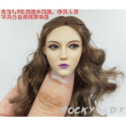 1/6 scale LXF2005 Special Elves Edition Dark Night Head Sculpture fit 12 inch action figure body in stock