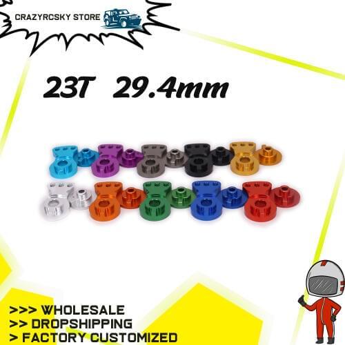 1PC Alloy Buffer Servo Arm 23T 29.4mm Long For Rc Hobby Model Car Crawler Upgrade Parts 6061 N10227 Protect Servo From Damaging