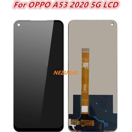 100% Tested For OPPO A53 2020 LCD Display Touch Screen Digitizer Assembly Replacement For 6.5" Oppo A53 5G CPH2127 LCD