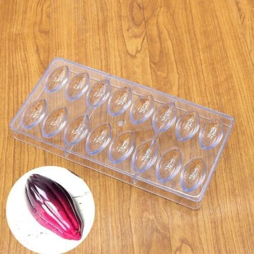 16 Olives Shape Polycarbonate PC Chocolate Mold DIY 3D Lollipop Fondant Candy Cake Molds Kitchen Baking Pastry Tools