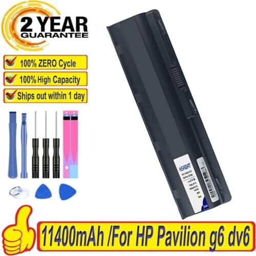 100% New Battery for HP Pavilion g6 dv6 mu06 586006-321 586006-361 586007-541 586028-341 588178-141 593553-001 593554-001