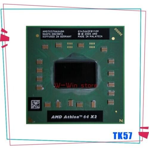 AMD Athlon 64 X2 TK-57 TK 57 TK57 1.9 GHz Dual-Core Dual-Thread CPU Processor AMDTK57HAX4DM Socket S1