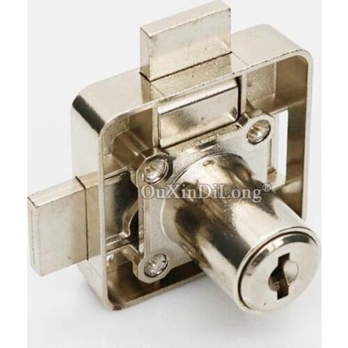 Free Shipping 5PCS Double Open Cabinet Locks Drawer Lock Cupboard Drawer File Cabinet Door Locks Keys Alike/Keys Different