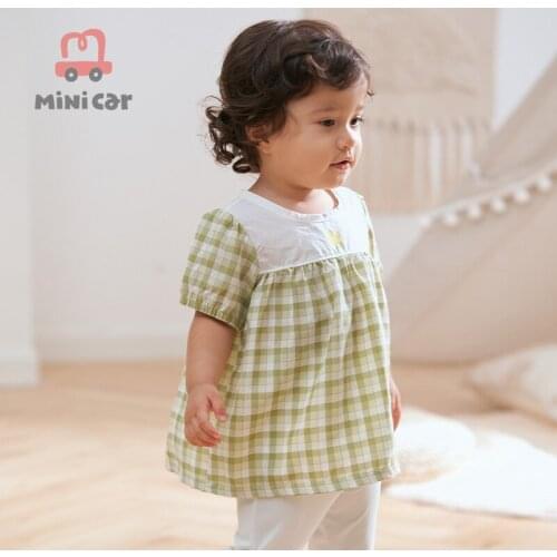 Baby Dress 2021 Summer New Girl Fashion Baby Dress Cotton Children Dress Cartoon Fruit Princess Dress Newborn